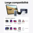 Anker Nano Batterie externe 10 000 mAh avec câble USB-C intégré, Puissance maximale PD 30 W, 1 port USB-C et 1 port USB-A, Compatible iPhone 16 Pro Max/15/14/13/12, MacBook, Galaxy, iPad, AirPods image 5