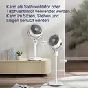 Airmate Luftzirkulationsventilatoren, höhenverstellbar (0,45–1,08 m), 3 Flügel, Reichweite 10 m, Drehregler, abnehmbar & tragbar, Neu eingetroffen image 3