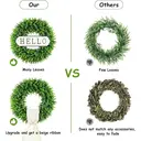 24 Inch Large Boxwood Wreaths-1pcs image 3