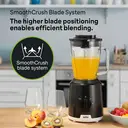 Braun Powerblend 1 Jug Blender, 600W, Black, 1.5L Triangular Glass Jug, Smoothie To Go Bottle, 2 Speeds, JB1051BK image 4