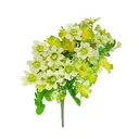 Wei's Moment 6 Bundles of Artificial Balcony 
Plants and Indoors, Plastic Flowers Decoration, Faux Plastic, UV-Resistant Flowers for Graves and Garden Light green image 4