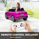 AIYAPLAY Audi Q8 E-tron Licensed Electric Car for Kids, 12V Electric Ride on Sportback Design with Remote Control, 4 Suspensi image 8