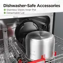 Midea Pressure Cooker/Multi-Cooker - 7.6L, 12 Presets, Yogurt Maker, Rice Cooker, Slow Cooker, Sauté, Steamer, Stainless Steel Non-Stick Inner Pot, Dishwasher Safe, MY-CS8037WP image 7