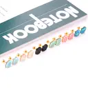 18K PVD Gold Plated Stainless Steel Flower Stud Earrings, Colorful Crushed Stone Inlay Screw Back Piercing image 3