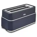 Morphy Richards Signature 4-Slice Long Slot Toaster, Variable Browning Control, Matt Midnight Blue (Navy) - 245703 image 0