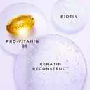 Pantene Silky & Glowing Shampoo with Biotin & Keratin Reconstruct for Dry Hair 400ml image 2