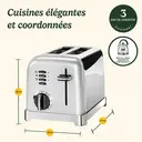 Cuisinart Grille-pain 2 tranches argenté - CPT160SE image 1