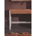 Interiors by Premier Bench Bandar Beech Wood & Hemp Rope White/Natural image 3