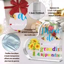 Alphynix Plaque cadeau de remerciements pour professeur en acrylique image 4