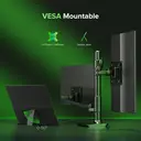 UPERFECT Portable Monitor 15.6", 100% sRGB Laptop Monitor, Built-in Adjustment Stand Speaker VESA, HDTV USB-C Plug & Play Second Screen for Phone Game Console image 7