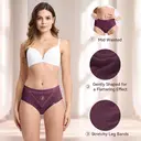 BAMBOO COOL Womens Briefs Underwear Lady Breathable Knickers with Mid Waist Color Group C L (5 Pack) image 5