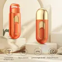 Qiweiny Recourbe-cils chauffant orange, rechargeable, effet longue tenue image 1