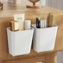 JORDAN&JUDY 4-Piece Wall-Mounted Storage Box Set, for Remotes & Small Items image 8