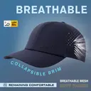 TOP-EX Casquette respirante en mesh, séchage rapide, effet rafraîchissant taille M/L - Navy image 1