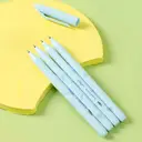 Deli Erasable Gel Pen, Office School Supplies, 0.5mm Needle Point, Blue, 12-Pack image 5