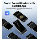 Edifier W820NB Plus Casque supra-auriculaire sans fil à réduction de bruit active -49 dB, audio Hi-Res LDAC, 88h d'autonomie, multipoint - ivoire image 9