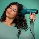 Gtech DryOnic Ionic Fast Drying Hair Dryer – 110,000 RPM Brushless Motor, 4 Heat & 4 Speed Settings, Magnetic Attachments – Teal, HD001 image 3