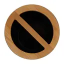 Maison by Premier Modern Black Toothbrush Holder, Sustainable Toothbrush Cup With Divider, Holder For Bathroom Accessories image 3