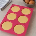 Essentials by Premier 6 Flower Hot Pink Cake Mould image 0