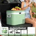 BINGI Compressor Cooler Box 18L Mini Portable Electric Fridge 12/24V DC Electric Freezer Portable Freezer for Car, Truck, Picnic, Camping, and Home Use image 7
