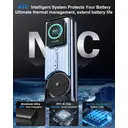 AsperX Laptop Power Bank, 165W 20,000mAh, Retractable Cables, Aluminum Alloy Unibody Portable Charger Power Bank, Battery Bank for MacBook Pro/Air/iPhone 17/iPad Pro/S25 Ultra/Dell/HP(TSA-Approved) image 4