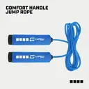 Comfort Handle Jump Rope  9FT PVC Jump Rope for Cardio Fitness - Versatile Adjustable Skipping Rope for Women Men Kids， Speed Jump Rope for Exercise，9 Feet image 2