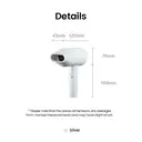 ochama Ionic Hair Dryer – 1800W Powerful Blow Dryer, Quick Drying and Hair Care, Suitable Hair Dryer for Home and Dormitory image 7