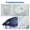 VIVREAL Wasserfilterkanne 2,4 L mit elektronischem Timer, entfernt Chlor, Kalk & Schwermetalle, kompatibel mit Brita-Filter, lebensmittelechtes ABS, empfohlener Wechsel alle 35 Tage HS518 image 9