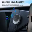 HOCO E150 Liantu Built-in Cable Car AUX Bluetooth Receiver-Lead-gray image 1