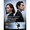 Sanag C16S Écouteurs open-ear Bluetooth avec commandes tactiles, réduction du bruit et fonction de localisation et résistance à l’eau - Noir image 2