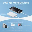 Anker MagGo magnetische Powerbank (10.000 mAh, schlank, weiß) Qi2-zertifiziert, tragbar, 15 W ultraschneller MagSafe-kompatibler Ladegerät, ergonomisches Design, nur für iPhone 17/16/15/14 image 5