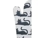 Maison by Premier Oven Glove Black Cat Black/White image 2