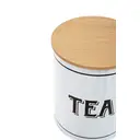 Maison by Premier Grocer White Metal Tea Canister image 2