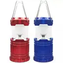 Status Camping Lantern LED Collapsible Assorted Colours - Red or Blue image 0