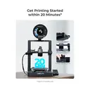 Creality Ender 3 V3 SE 3D Printer – 250mm/s Fast Print Speed, CR Touch Auto Leveling, Sprite Direct Extruder, Dual Z-Axis, Auto Filament Loading, 220x220x250mm Build Volume image 1