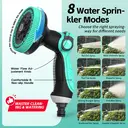 MADLAND Set: hand-operated water hose cart 30 meters + external hose 2 meters + water gun image 1