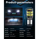 Katur 194 T10 W5W 501 168 Lot de 4 ampoules LED compatibles Canbus, 6000 K blanc xénon,12-24 V image 5