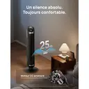 DREO slimme torenventilator, 25dB ultra stille vloerventilator, 90° oscillatie, 8 snelheden, 4 modi, 8u timer, app- en spraakbesturing, geschikt voor thuis & kantoor image 4