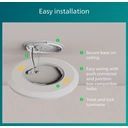 Philips Ceiling Light LED Luminaire Super Slim 3 Brightness Settings Warm White 15W D:25cm image 5