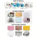 18pcs PVC Mirror Sticker Acrylic Mirror Floral Wall Sticker DIY Mirror Floral Wall Sticker image 2