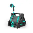 MADLAND Set: hand-operated water hose cart 30 meters + external hose 2 meters + water gun image 0