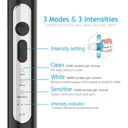 LÄCHEN RM-T8B Brosse à dents électrique sonique avec 4 têtes de brosse - Noir image 1