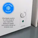 abode A99CF0E1W 99L Chest Freezer - White image 5