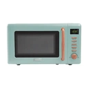 Haden Dorchester Solo Microwave - 20L, 800W, Sage Green, Wooden Effect Finish, LED Display, 5 Power Levels image 0
