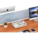 Senhoglb Panier organisateur pour tiroir en maille, blanc, Offre annuelle, Meilleurs choix cadeaux image 6