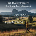 DJI Osmo Pocket 3 Creator Combo, 1-Zoll-Sensor, 4K/120 fps, Gimbal-Kamera image 1