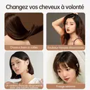 K·SKIN KD280 Lisseur/Fer à lisser, Soin des cheveux aux 20 millions d'ions négatifs + Chauffage rapide en 30 secondes, Neuf réglages de température de 120 à 200℃, Conception polyvalente pour boucles et lissage image 4