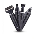 DSP Men's Professional 4-in-1 Electric Shaver and Trimmer, rechargeable and waterproof, with nose and beard trimmer, body groomer, and facial brush, USB fast charging, portable travel design. image 0