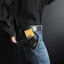 CLAIREFONTAINE Bloc agrafé Rhodia BLACK N°12 8,5x12 cm 80 feuillets petits carreaux 5x5 80 g	 image 6