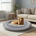 SONGMICS FEANDREA  Panier rond pour chien, 120 x 20 cm - Gris ombré image 4